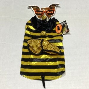 Bumblebee Striped pet  costume size M/L